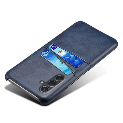 Shockproof Phone Case for Samsung Galaxy A55 5G PU Leather+PC Cover with Dual Card Slots