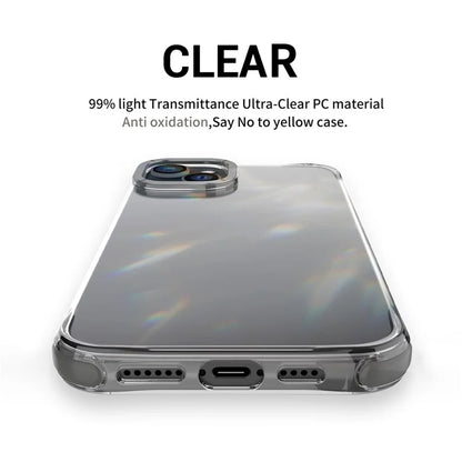 For iPhone 14 TPU+PC Cases Anti-Drop Metal Lens Frame Phone Cover