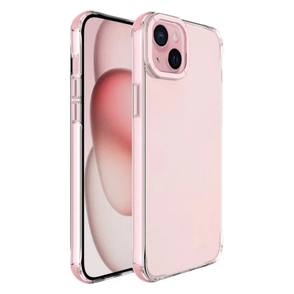 For iPhone 14 Plus Shockproof Cases Metal Lens Frame TPU+PC Phone Cover