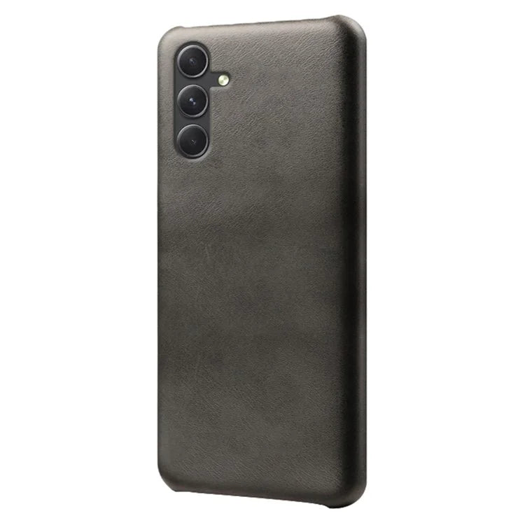 For Samsung Galaxy A35 5G PU Leather+PC Mobile Phone Cover Calf Texture Case