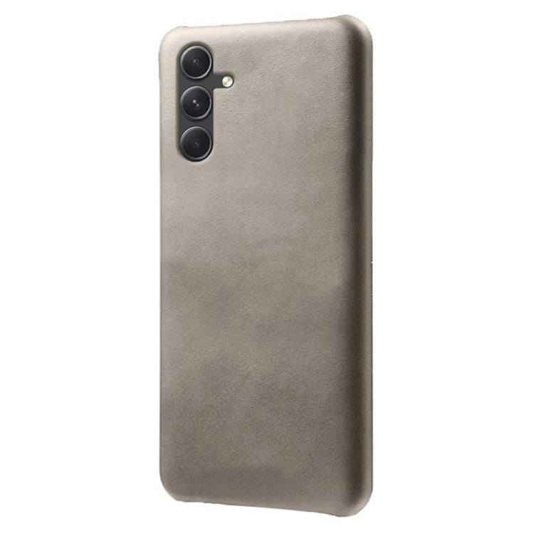 For Samsung Galaxy A35 5G PU Leather+PC Mobile Phone Cover Calf Texture Case