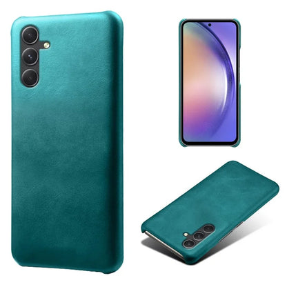 For Samsung Galaxy A35 5G PU Leather+PC Mobile Phone Cover Calf Texture Case