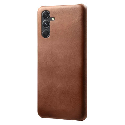 For Samsung Galaxy A35 5G PU Leather+PC Mobile Phone Cover Calf Texture Case