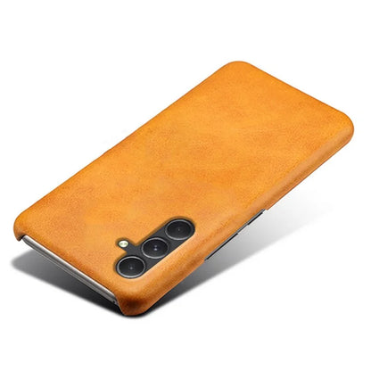 For Samsung Galaxy A55 5G Phone Cover Anti-scratch Calf Texture PU Leather+PC Phone Case