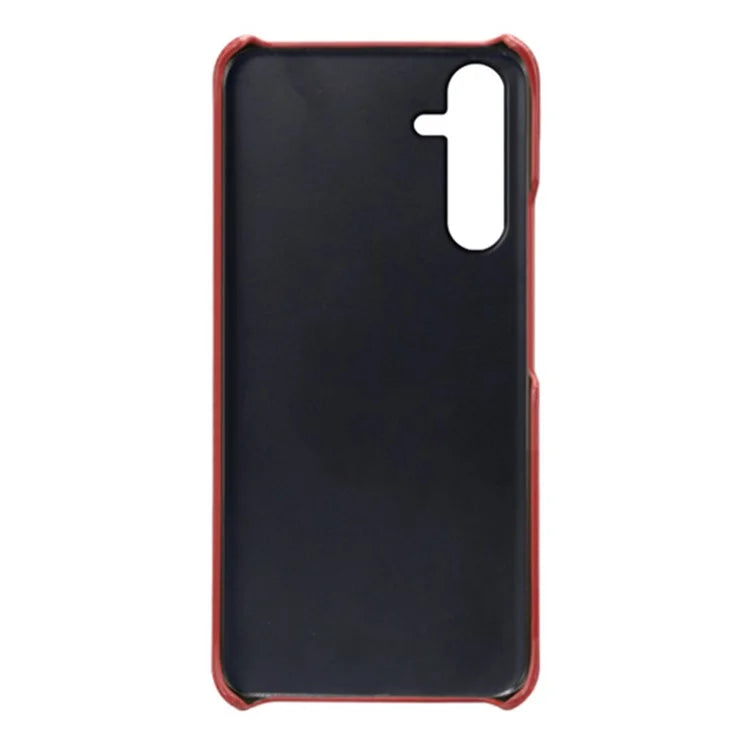 For Samsung Galaxy A55 5G Phone Cover Anti-scratch Calf Texture PU Leather+PC Phone Case
