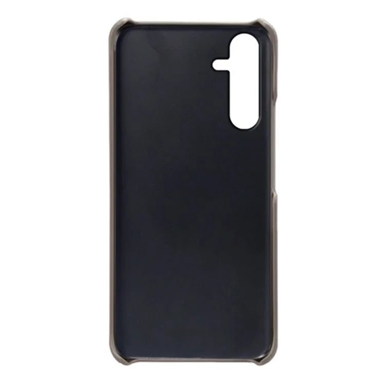 For Samsung Galaxy A55 5G Phone Cover Anti-scratch Calf Texture PU Leather+PC Phone Case
