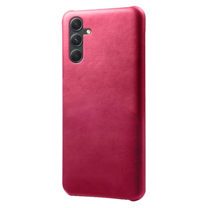 For Samsung Galaxy A55 5G Phone Cover Anti-scratch Calf Texture PU Leather+PC Phone Case
