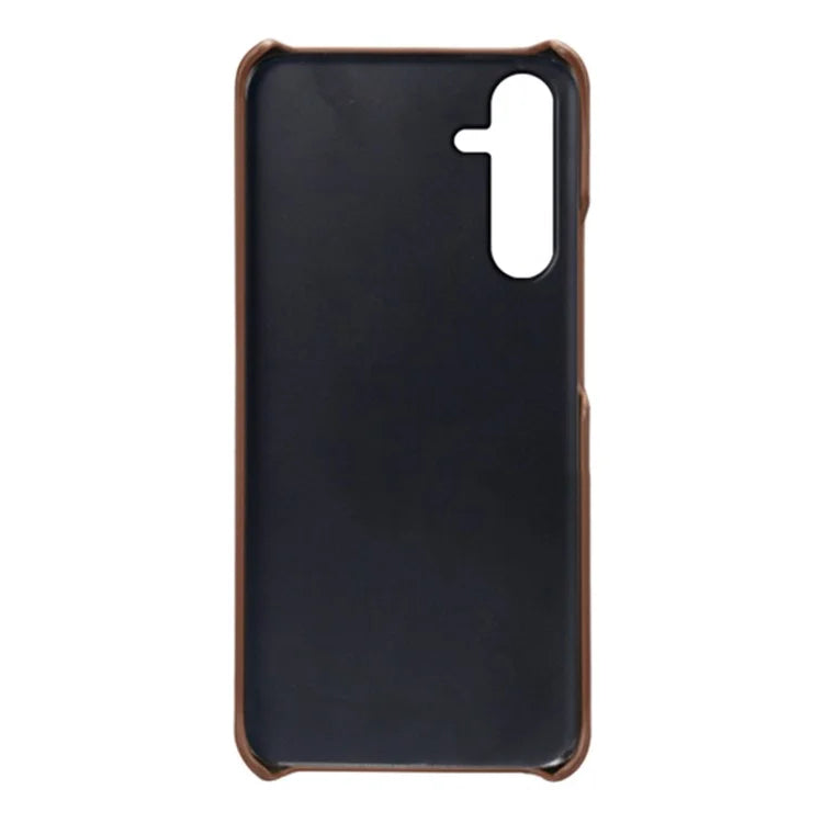 For Samsung Galaxy A55 5G Phone Cover Anti-scratch Calf Texture PU Leather+PC Phone Case