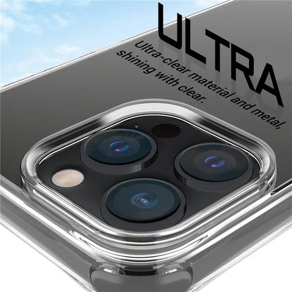 For iPhone 15 Pro Max Case Drop Proof TPU+PC Phone Cover (Big Lens Hole)