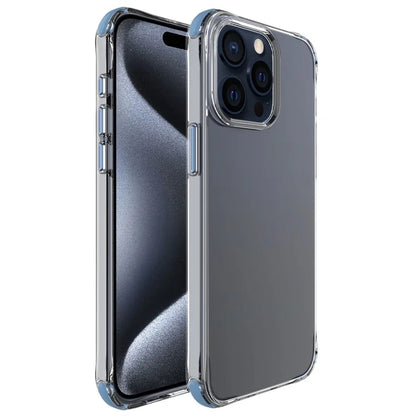 For iPhone 15 Pro Max Case Drop Proof TPU+PC Phone Cover (Big Lens Hole)