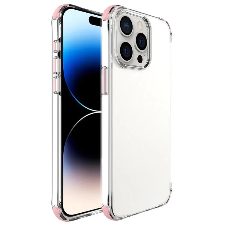 For iPhone 14 Pro Max Case Shockproof TPU+PC Phone Cover (Big Lens Hole)