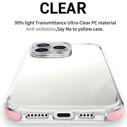 For iPhone 14 Pro Max Case Shockproof TPU+PC Phone Cover (Big Lens Hole)