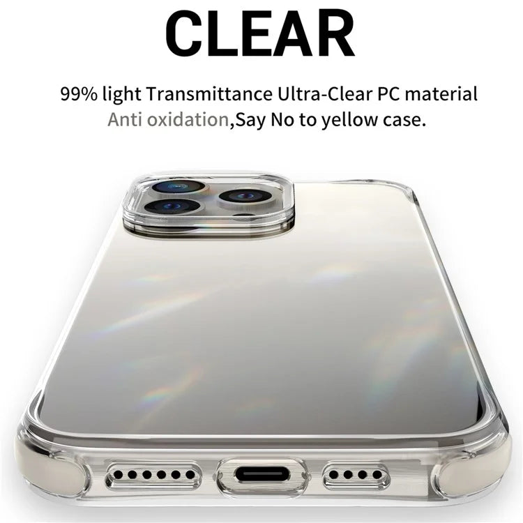 For iPhone 14 Pro Max Case Shockproof TPU+PC Phone Cover (Big Lens Hole)