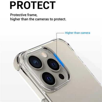 For iPhone 14 Pro Max Case Shockproof TPU+PC Phone Cover (Big Lens Hole)