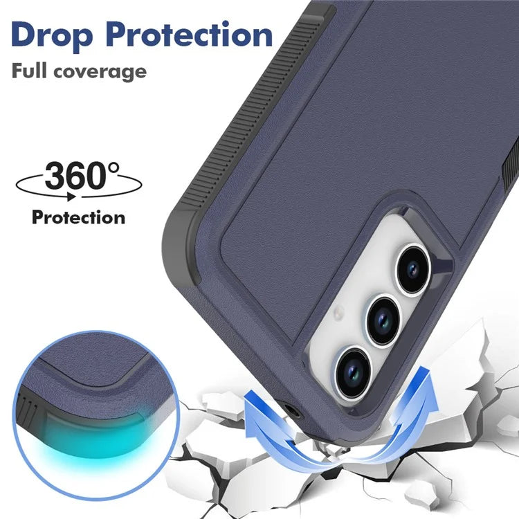 For Samsung Galaxy A55 5G Case PC+TPU 2-in-1 Shockproof Protective Phone Cover