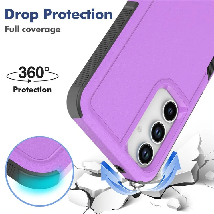 For Samsung Galaxy A55 5G Case PC+TPU 2-in-1 Shockproof Protective Phone Cover