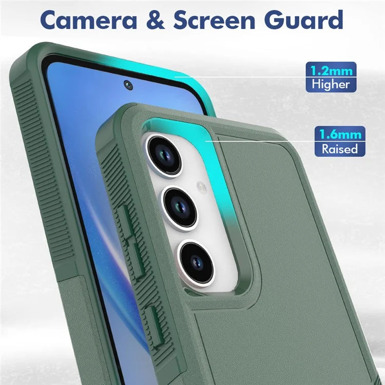 For Samsung Galaxy A55 5G Case PC+TPU 2-in-1 Shockproof Protective Phone Cover