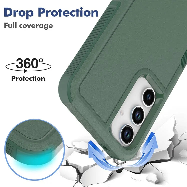 For Samsung Galaxy A55 5G Case PC+TPU 2-in-1 Shockproof Protective Phone Cover
