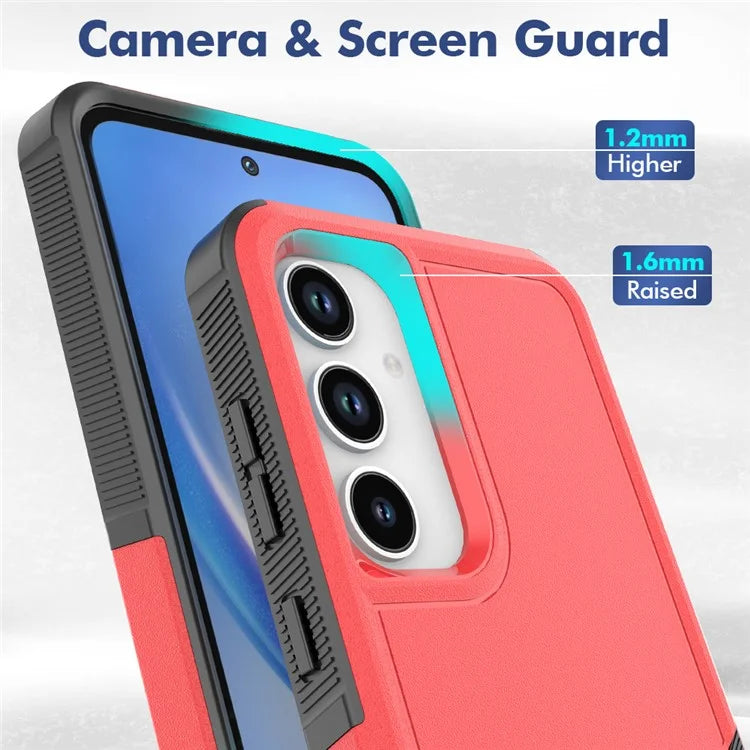For Samsung Galaxy A55 5G Case PC+TPU 2-in-1 Shockproof Protective Phone Cover
