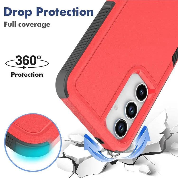 For Samsung Galaxy A55 5G Case PC+TPU 2-in-1 Shockproof Protective Phone Cover