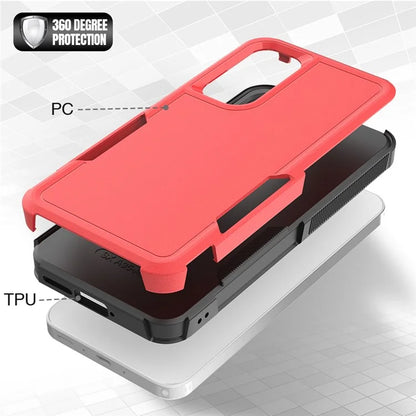 For Samsung Galaxy A55 5G Case PC+TPU 2-in-1 Shockproof Protective Phone Cover