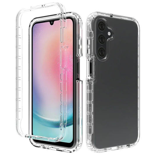 For Samsung Galaxy A25 5G (Global) (161.0 x 76.5 x 8.3mm) Case PC+TPU Gradient Clear Phone Cover