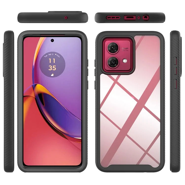 For Motorola Moto G84 5G Phone Case Protective Cover with PET Screen Protector