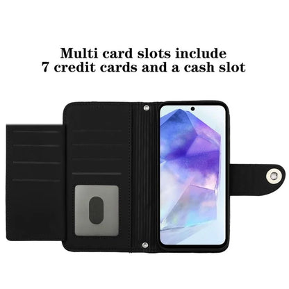 For Samsung Galaxy A05s 4G Cell Phone Case Multiple Card Slots PU Leather Wallet Cover