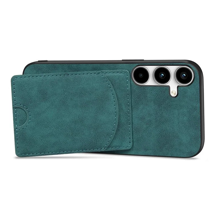 For Samsung Galaxy A05s 4G Case PU Leather Shock Absorbing Card Slots Protective Shell