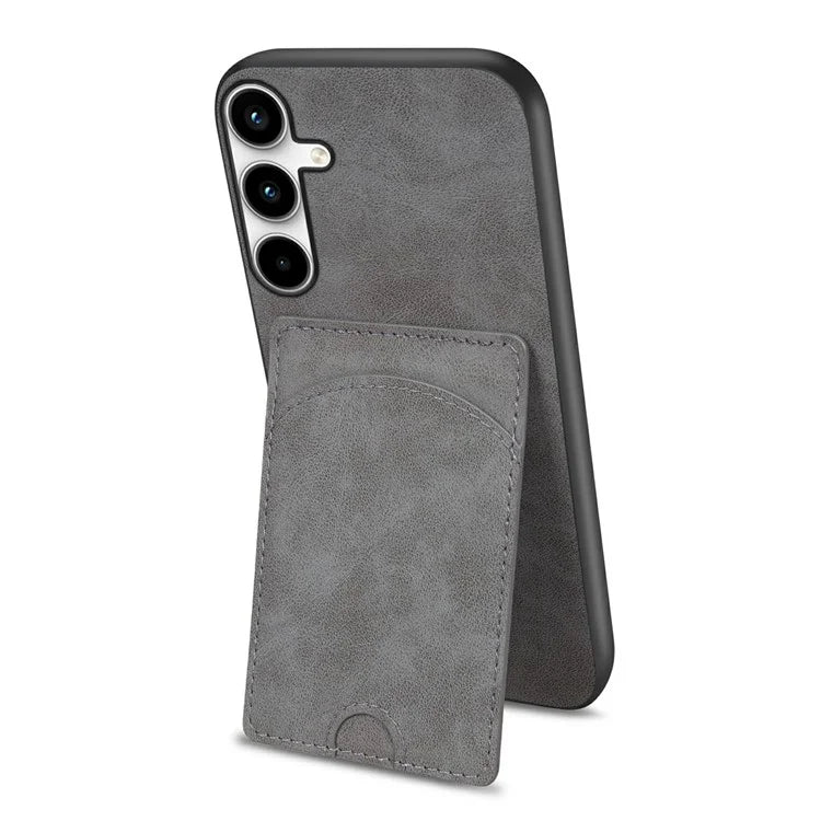 For Samsung Galaxy A05s 4G Case PU Leather Shock Absorbing Card Slots Protective Shell