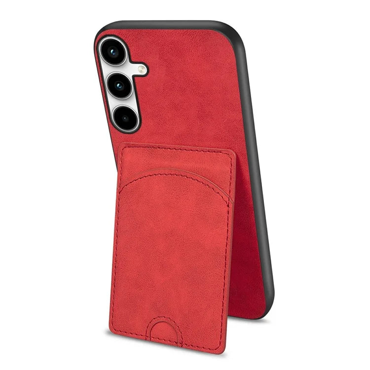 For Samsung Galaxy A05s 4G Case PU Leather Shock Absorbing Card Slots Protective Shell