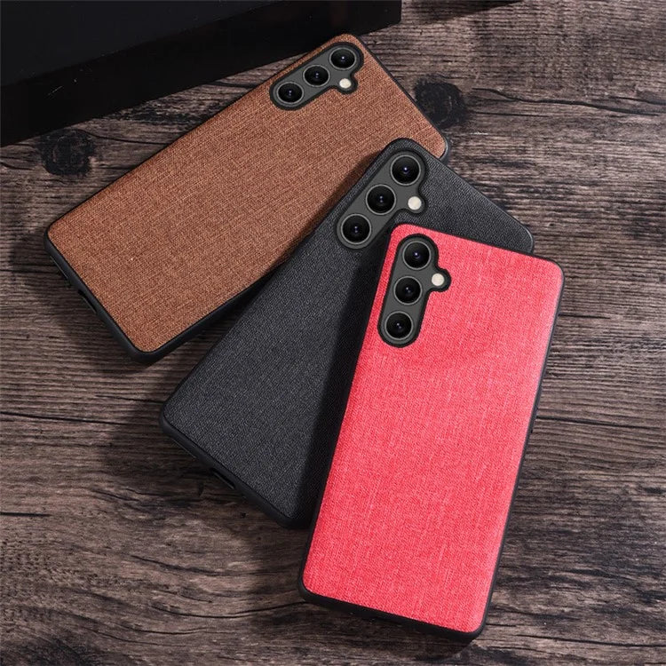 For Samsung Galaxy A05s 4G Cell Phone Case Drop-proof Fabric Cloth Texture Protective Shell