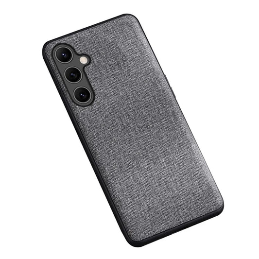 For Samsung Galaxy A24 4G (162.1 x 77.6 x 8.3mm) Back Case Fabric Cloth Texture Slim-Fit Phone Cover