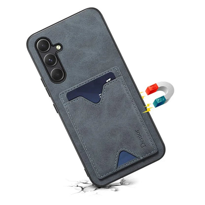 DENIOR For Samsung Galaxy A35 5G Case Leather+TPU Card Slot Phone Cover
