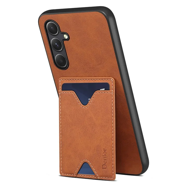DENIOR For Samsung Galaxy A15 5G Case Kickstand Card Slot Phone Cover