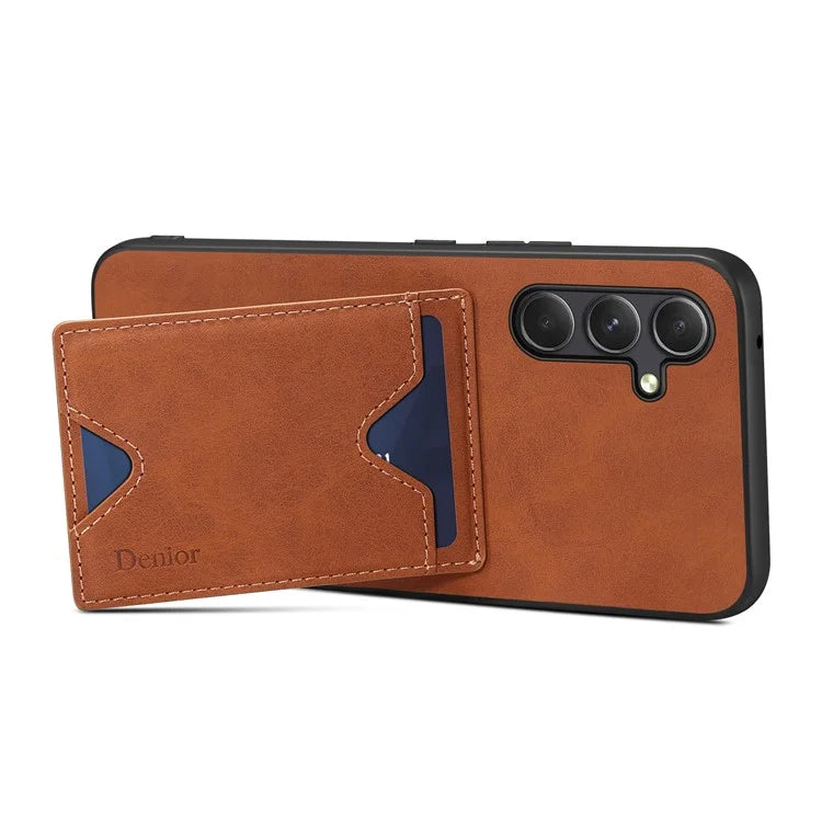 DENIOR For Samsung Galaxy A15 5G Case Kickstand Card Slot Phone Cover
