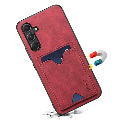 DENIOR For Samsung Galaxy A15 5G Case Kickstand Card Slot Phone Cover