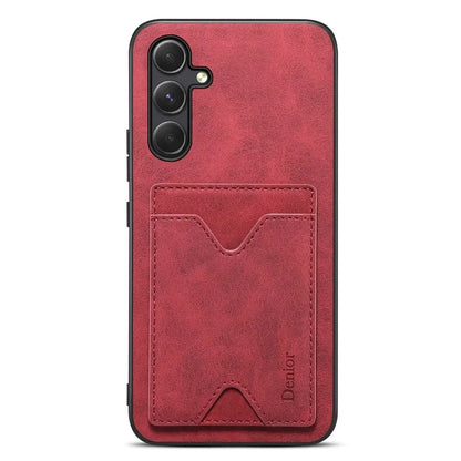 DENIOR For Samsung Galaxy A25 5G (Global) (161.0 x 76.5 x 8.3mm) Kickstand Case with Card Slot