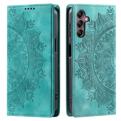 For Samsung Galaxy A55 5G Leather Case Mandala Flower Wallet Phone Cover