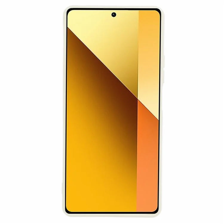 For Xiaomi Redmi Note 13 Pro 5G / Poco X6 5G TPU Phone Cover Rubberized Case with Soft Fiber Lining