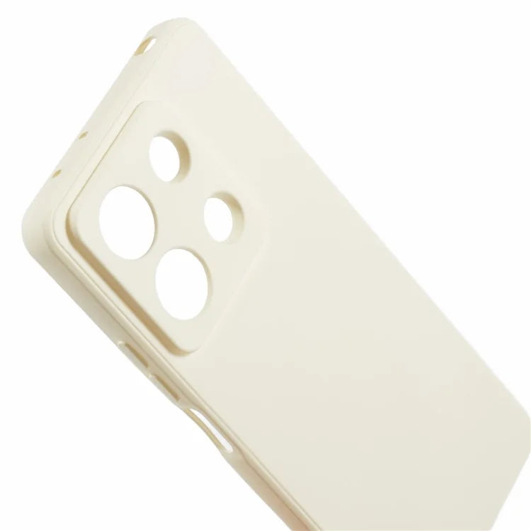 For Xiaomi Redmi Note 13 Pro 5G / Poco X6 5G TPU Phone Cover Rubberized Case with Soft Fiber Lining