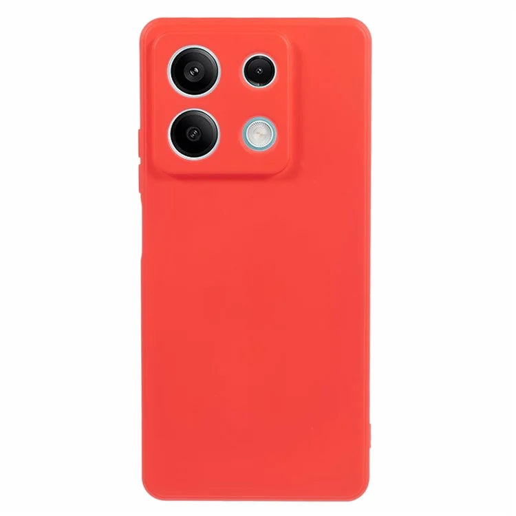 For Xiaomi Redmi Note 13 Pro 5G / Poco X6 5G TPU Phone Cover Rubberized Case with Soft Fiber Lining
