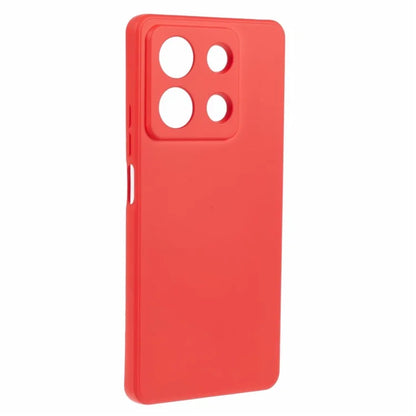 For Xiaomi Redmi Note 13 Pro 5G / Poco X6 5G TPU Phone Cover Rubberized Case with Soft Fiber Lining