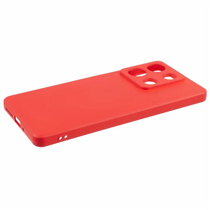 For Xiaomi Redmi Note 13 Pro 5G / Poco X6 5G TPU Phone Cover Rubberized Case with Soft Fiber Lining