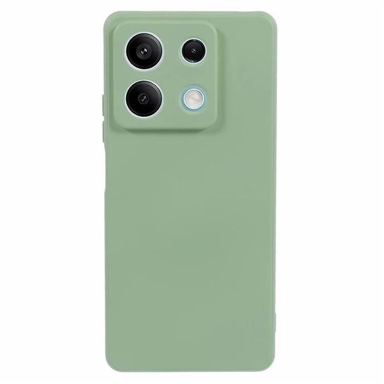For Xiaomi Redmi Note 13 Pro 5G / Poco X6 5G TPU Phone Cover Rubberized Case with Soft Fiber Lining