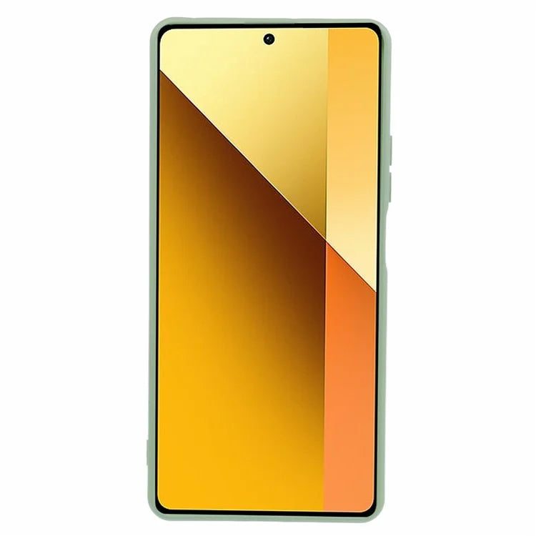 For Xiaomi Redmi Note 13 Pro 5G / Poco X6 5G TPU Phone Cover Rubberized Case with Soft Fiber Lining