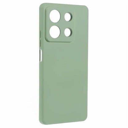 For Xiaomi Redmi Note 13 Pro 5G / Poco X6 5G TPU Phone Cover Rubberized Case with Soft Fiber Lining