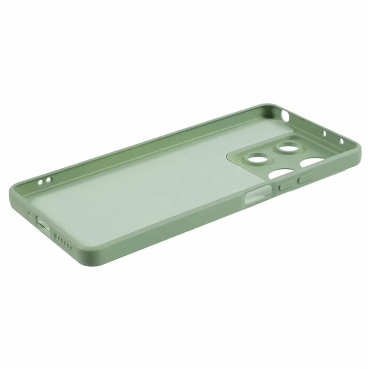 For Xiaomi Redmi Note 13 Pro 5G / Poco X6 5G TPU Phone Cover Rubberized Case with Soft Fiber Lining