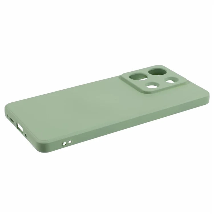 For Xiaomi Redmi Note 13 Pro 5G / Poco X6 5G TPU Phone Cover Rubberized Case with Soft Fiber Lining