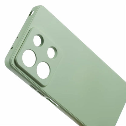 For Xiaomi Redmi Note 13 Pro 5G / Poco X6 5G TPU Phone Cover Rubberized Case with Soft Fiber Lining